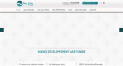 Desktop Screenshot of maxweb-tunisie.com