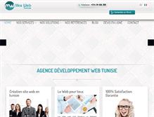 Tablet Screenshot of maxweb-tunisie.com